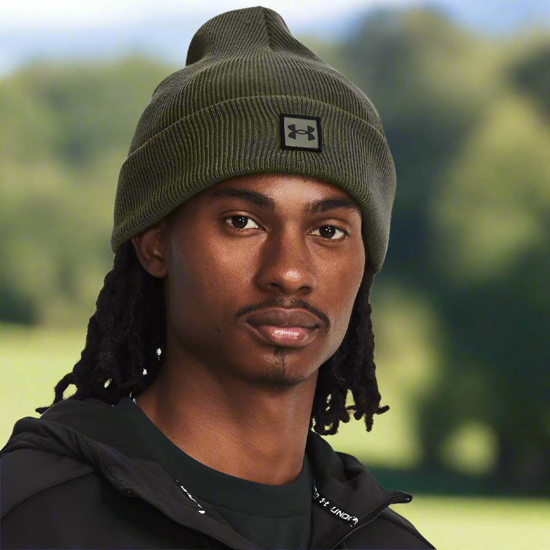 Under Armour Halftime Beanie - Marine OD Green/Black