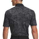 Under Armour Playoff 3.0 Printed Polo Shirt - Black/Castlerock/Black