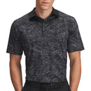 Under Armour Playoff 3.0 Printed Polo Shirt - Black/Castlerock/Black