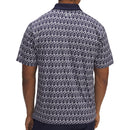 Under Armour Playoff 3.0 Printed Polo Shirt - White/Midnight Navy/Steel