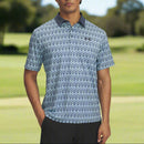 Under Armour Playoff 3.0 Printed Polo Shirt - Stream/Downpour Grey/Black