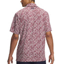 Under Armour Playoff 3.0 Printed Polo Shirt - Tourmaline Pink/Dark Maroon/Midnight Navy