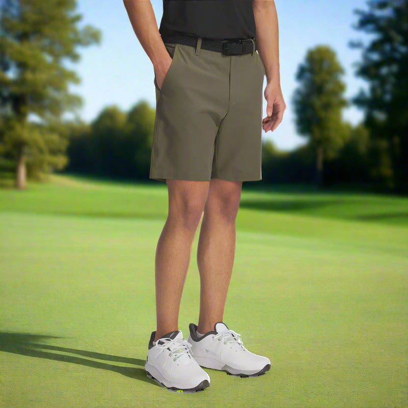 Under Armour Drive Taper Shorts - Marine OD Green/Halo Gray