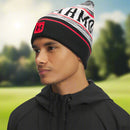Under Armour Halftime Pom Beanie - Stone/Racer Red/Black