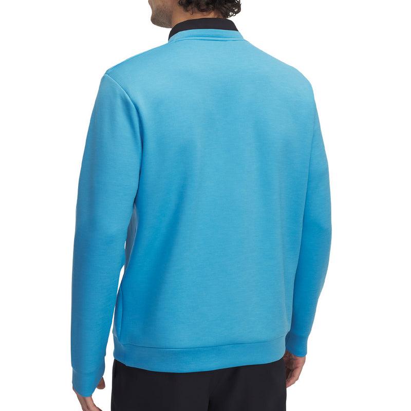 Under Armour Drive Midlayer Crewneck Pullover - Ether Blue/Ether Blue