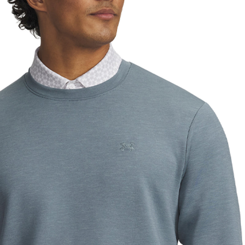 Under Armour Drive Midlayer Crewneck Pullover - Jasper Blue