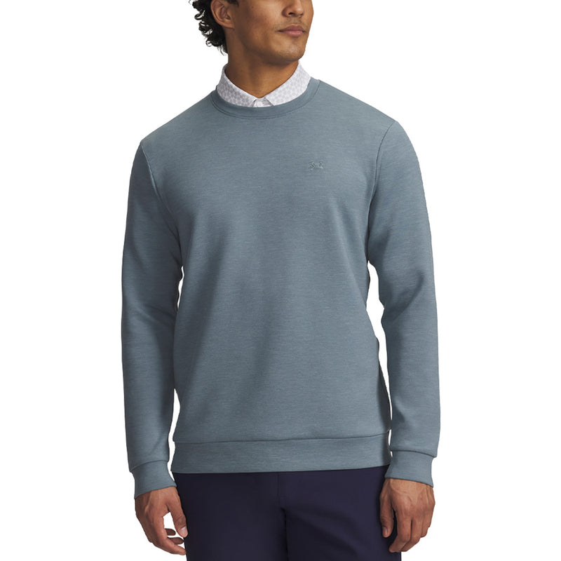 Under Armour Drive Midlayer Crewneck Pullover - Jasper Blue