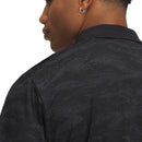Under Armour Drive Chill Printed Polo Shirt - Black/Anthracite/Castlerock