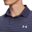 Under Armour Drive Chill Printed Polo Shirt - Midnight Navy/Washed Navy/Blue Calm