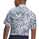 Under Armour Drive Chill Printed Polo Shirt - Blue Calm/White/Midnight Navy