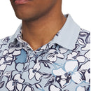 Under Armour Drive Chill Printed Polo Shirt - Blue Calm/White/Midnight Navy