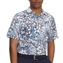 Under Armour Drive Chill Printed Polo Shirt - Blue Calm/White/Midnight Navy