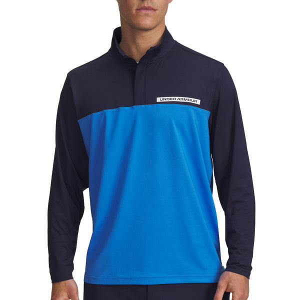 Under Armour T2G 1/4 Zip Pullover - Midnight Navy/Blue Atlantis/White