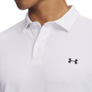 Under Armour T2G Pique Polo Shirt - White/Black