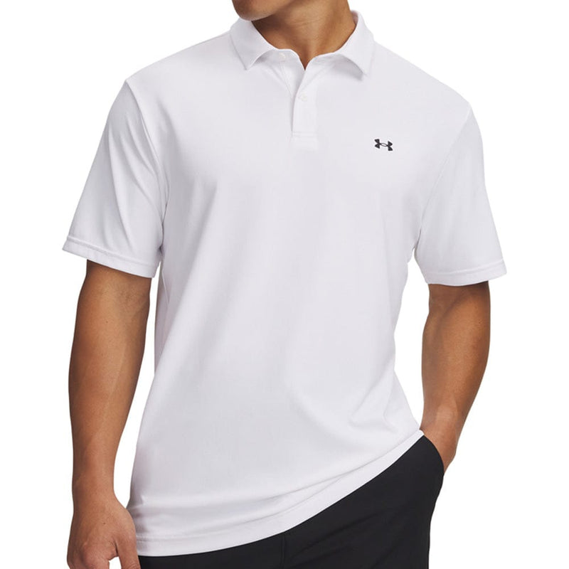 Under Armour T2G Pique Polo Shirt - White/Black