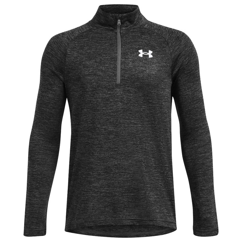 Under Armour Youth Tech 2.0 1/4 Zip Pullover - Castlerock/White
