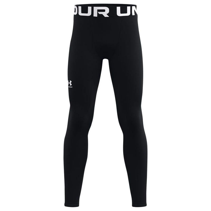 Under Armour Youth Coldgear Armour Leggings - Black/White
