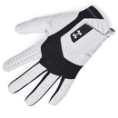 Under Armour Iso-Chill Cabretta Leather Golf Glove - Black/White/White