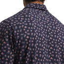 Under Armour Playoff 3.0 Printed Polo Shirt - Midnight Navy/Posh Pink/Castlerock