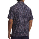 Under Armour Playoff 3.0 Printed Polo Shirt - Midnight Navy/Posh Pink/Castlerock