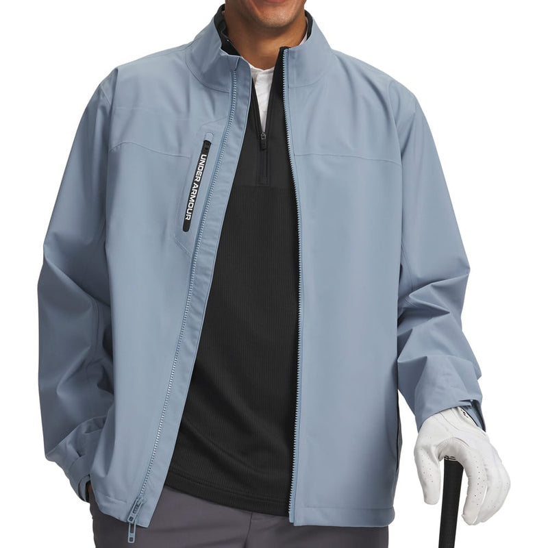 Under Armour Drive Pro Waterproof Jacket - Blue Wind/White