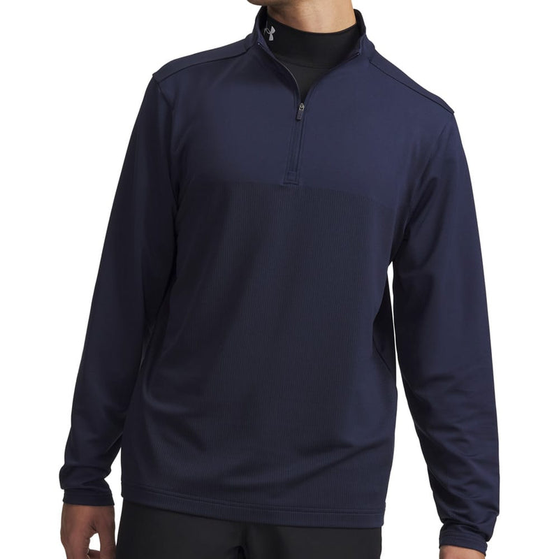 Under Armour Drive Lightweight 1/2 Zip Top - Midnight Navy/Midnight Navy Fade Heather/Castlerock