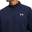 Under Armour Matchplay 1/4 Zip Top - Academy/White
