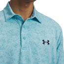 Under Armour Playoff 3.0 Printed Polo Shirt - Blue Haze/Midnight Navy