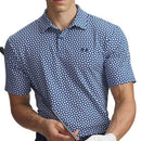 Under Armour T2G Printed Polo Shirt - Varsity Blue/White/Midnight Navy