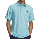 Under Armour Playoff 3.0 Printed Polo Shirt - Blue Haze/Midnight Navy