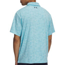 Under Armour Playoff 3.0 Printed Polo Shirt - Blue Haze/Midnight Navy