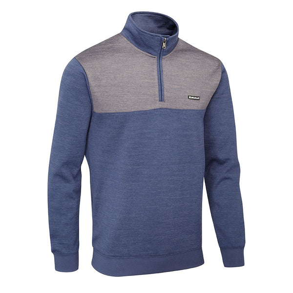 Stuburt Pro-Sport Zip Neck Performance Sweater - Midnight