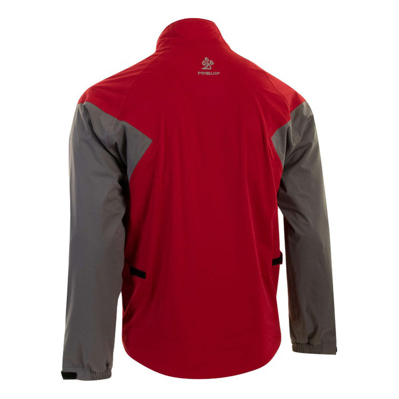ProQuip Tourflex Elite Waterproof Jacket - Grey/Red