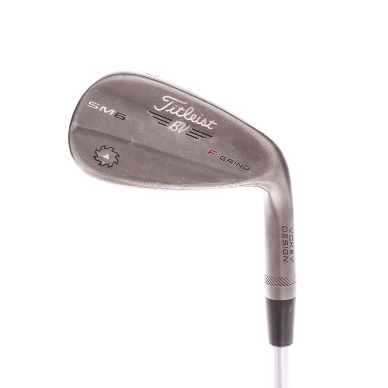 Titleist SM6 Steel Men's Right Hand Gap Wedge 50 Degree 8 Bounce F Grind Wedge Flex - Titleist Vokey Design BV