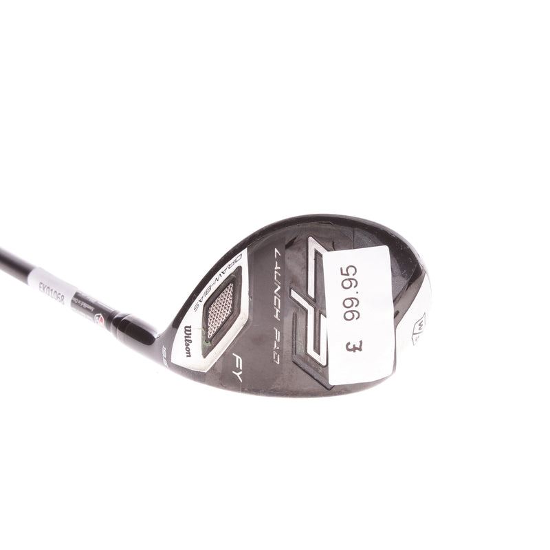 Wilson LAUNCH PAD DRAW BIAS Graphite Men's Right Hand Hybrid 3 19.5 Degree Senior - Mamiya HELIUM 45G