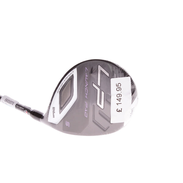 Wilson LAUNCH PAD DRAW BIAS Graphite Ladies Right Hand Fairway 5 Wood 18 Degree Ladies - Mamiya HELIUM 43G L