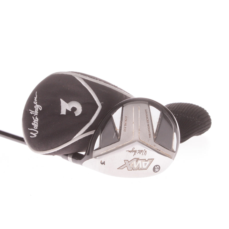 Walter Hagen AWX Graphite Men's Right Hand Fairway 3 Wood Senior - Grafalloy Prolaunch Axis
