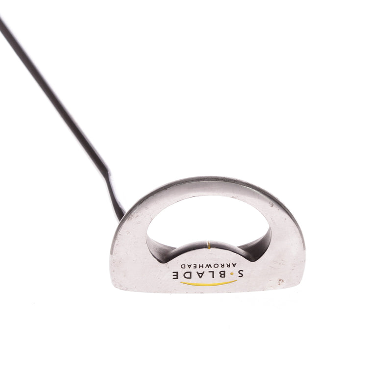 S-Blade Arrowhead Mens Right Hand Putter 33 Inches - Golf Pride V-RAD