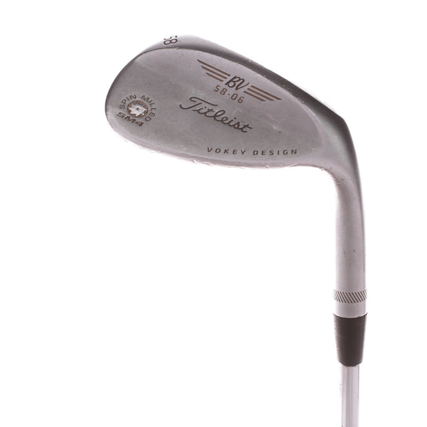 Titleist Vokey SM4 Steel Mens Right Hand Lob Wedge 58 Degree 6 Bounce Wedge Flex - Dynamic Gold / Wedge Flex