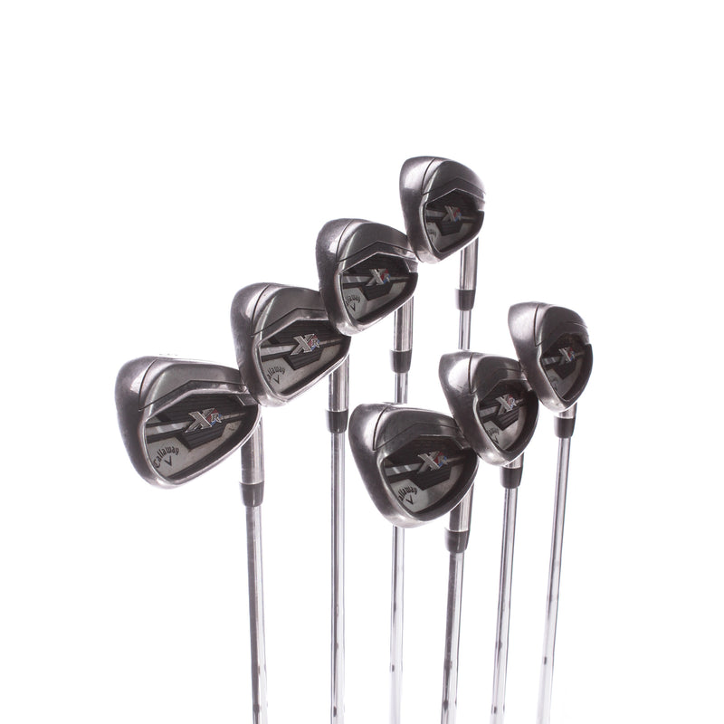 Callaway XR Steel Mens Right Hand Irons 5-GW Stiff - Speedstep 80 g
