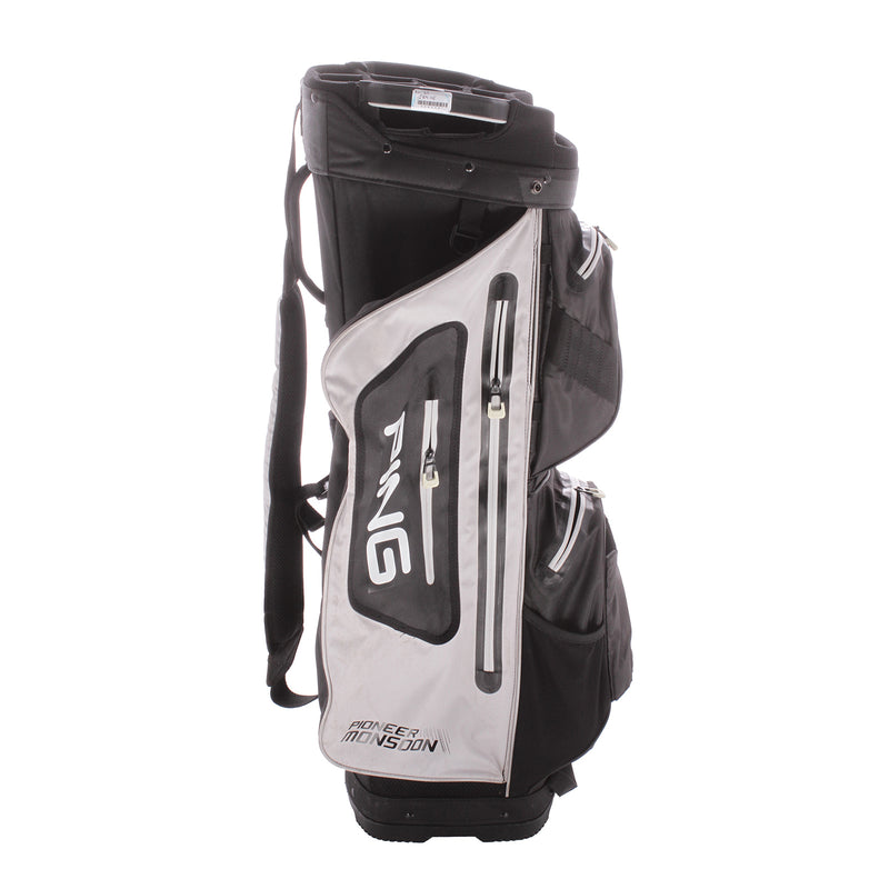 Ping Second Hand Cart Bag - Black/Silver