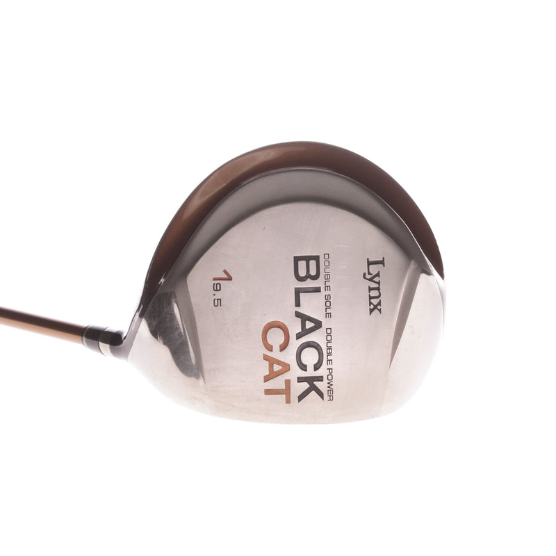 Lynx Black Cat Graphite Men's Right Driver 9.5 Degree Regular - Aldila NVS 65