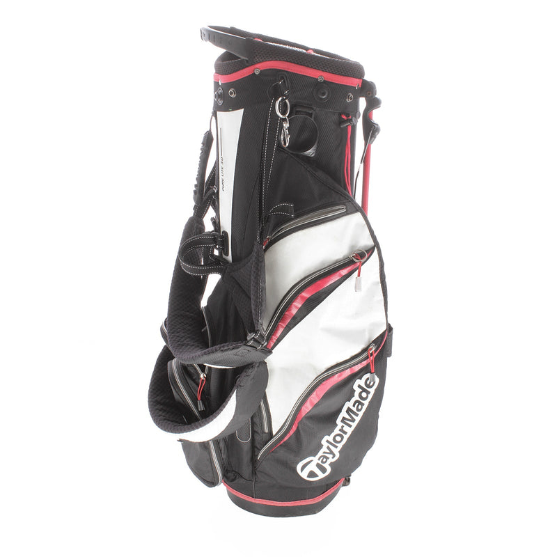 TaylorMade Second Hand Stand Bag - Black/White/Red