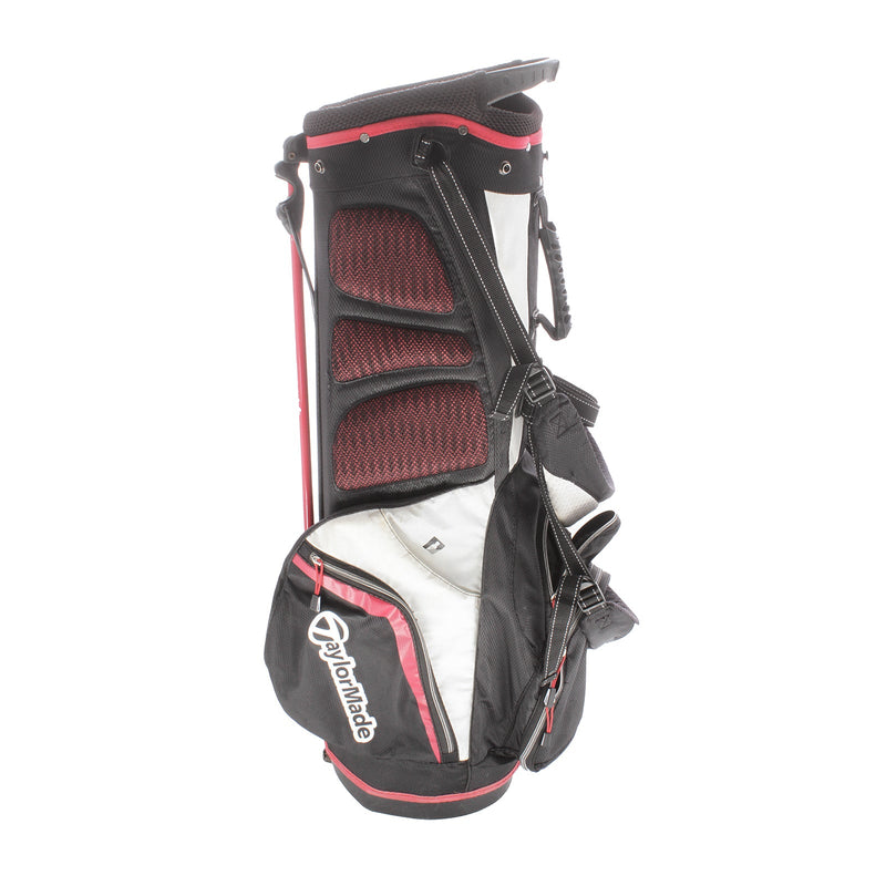 TaylorMade Second Hand Stand Bag - Black/White/Red