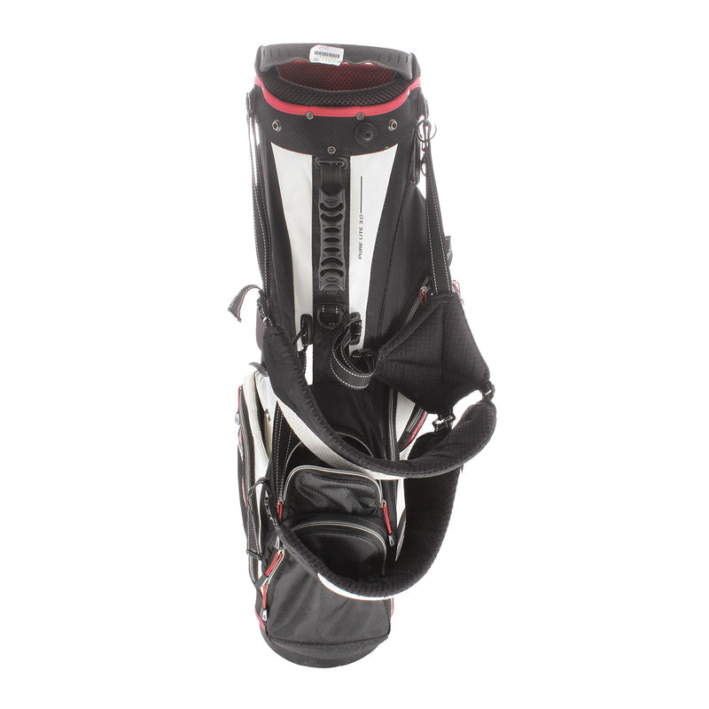 TaylorMade Second Hand Stand Bag - Black/White/Red