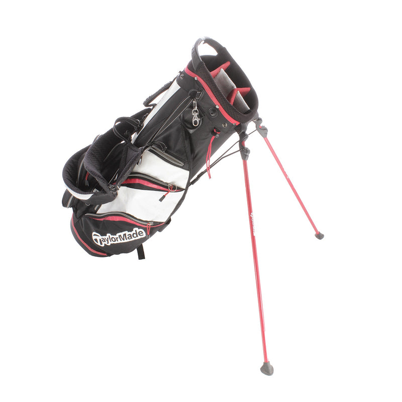 TaylorMade Second Hand Stand Bag - Black/White/Red