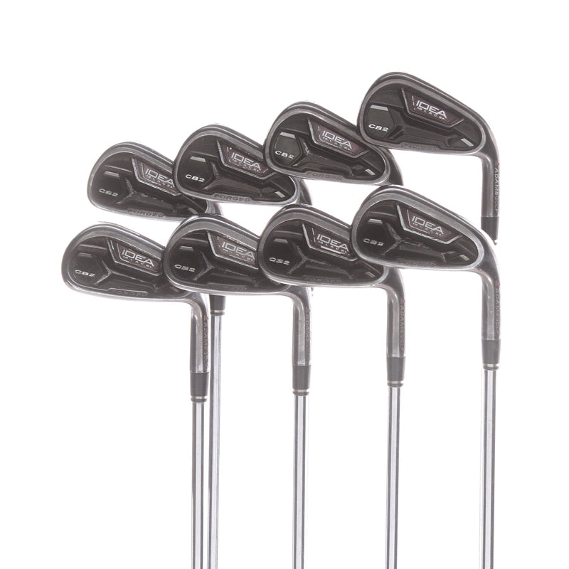 Adams Golf Idea black CB2 Steel Mens Right Hand Irons 4-GW Regular - KBS Tour90