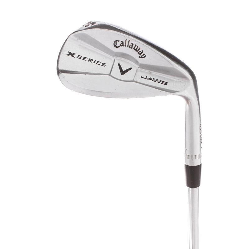 Callaway X-Series Jaws Steel Mens Right Hand Gap Wedge 52* 10 Bounce Stiff - Callaway Steel