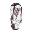 Callaway Cart Bag - White/Black/Red