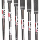 TaylorMade Stealth Steel Mens Right Hand Irons 6-Pw+Gw Stiff - KBS Max 85